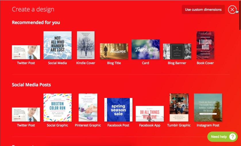 canva design templates